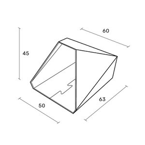 Pet Pocket Hondenhok - lichtgrijs/gerecycled