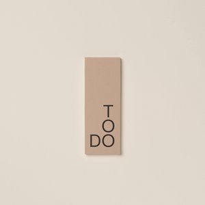 Daily To Do List - Taupe