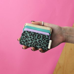 Animal Lilac Print Card Holder