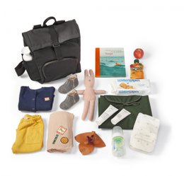 vegane Tasche | Leinwand - Sonnenuntergang Cognac
