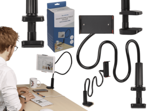 Telephone/Tablet Holder with flexible tube,