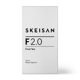 F 2.0 Teeglas: Aromatisierte Früchteteemischung mit Pfirsich-Aprikose Geschmack