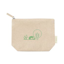 Customizable 100% recycled cotton eco-friendly pencil case