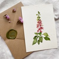 Greeting Card - Foxglove