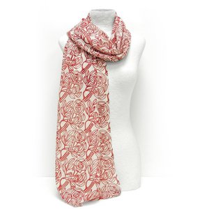 Born Roses Silk Scarf