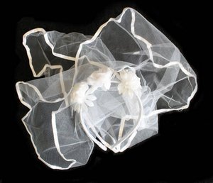 Party-Haarbänder – Weißer Schleier für den Junggesellinnenabschied