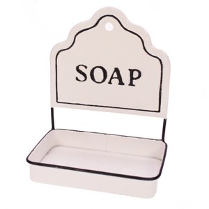 Seifenschale zum Aufhängen, Emaille SOAP