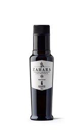 Premium extra virgin olive oil in a 100ml bottle. Dark glass bottle with black label.