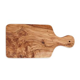 Kruidenplank met handvat van olijfhout