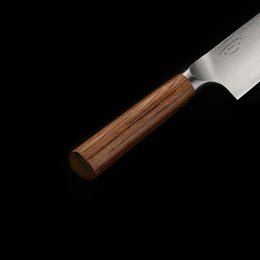 Couteau Santoku PUMA IP 7", en acier japonais VG-10 Damas avec manche en bois de noyer-pakka
