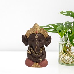 Statuette Ganesh 2 - Lucky charm - Zen and Feng Shui decoration - To create a relaxing and spiritual atmosphere - Gift idea