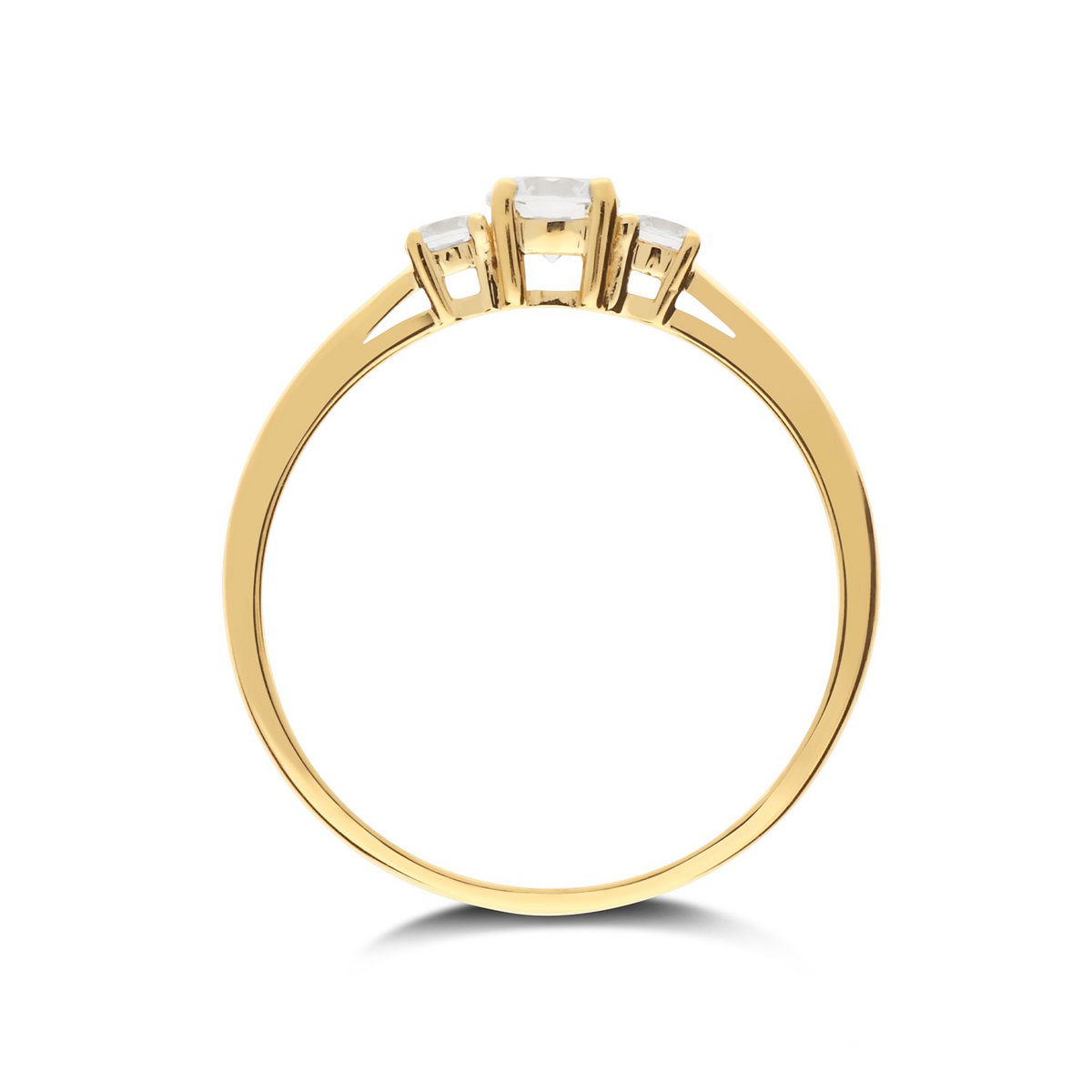 GLOW - 214.2098 - Ring - Gold - Zirconia Online Wholesale