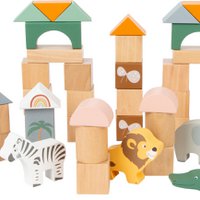 Wooden building blocks “Safari” | Motor skills toys | Wooden toys