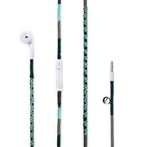 Turqouise Sea Earphones with 3.5 mm connector