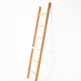Escalera para ropa, escalera para toallas de roble macizo