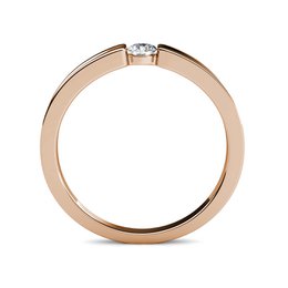 Bague Simplicity - Eller Rosé et Cristal