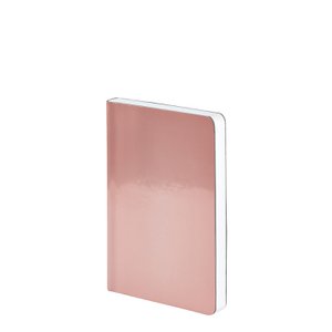 Shiny Starlet S - Cosmo Rosé | nuuna notebook A6 | Dotted Journal | 2.5mm dot grid | 176 numbered pages | 120g premium paper | Metallic effect | sustainably produced in Germany