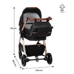 Poussette bébé Barron 3 en 1