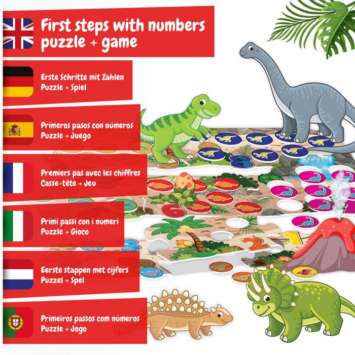 Dinosaurios - Primeros Pasos Números