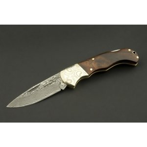 IZUMI ICHIAGO Imbuia Damast, zakmes van Japans damaststaal