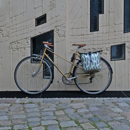Cykellomme til bagage rack sadelbag pakketaske, med en rem til hængende, vandtæt - bananblade