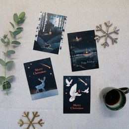 Cartolina di Natale "Notte stellata"