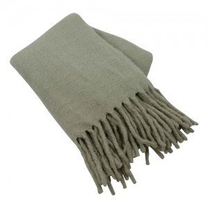 Woonplaid Wol Beige