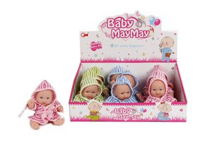 Babypop 20 cm 3 ass kleur