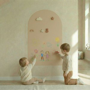 Magnettafel für Kinder - Arche - Beige