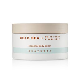 A rich, creamy body butter made with nourishing Dead Sea minerals and essential oils to hydrate and soften skin.