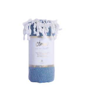 Hammam towel diamond / petrol