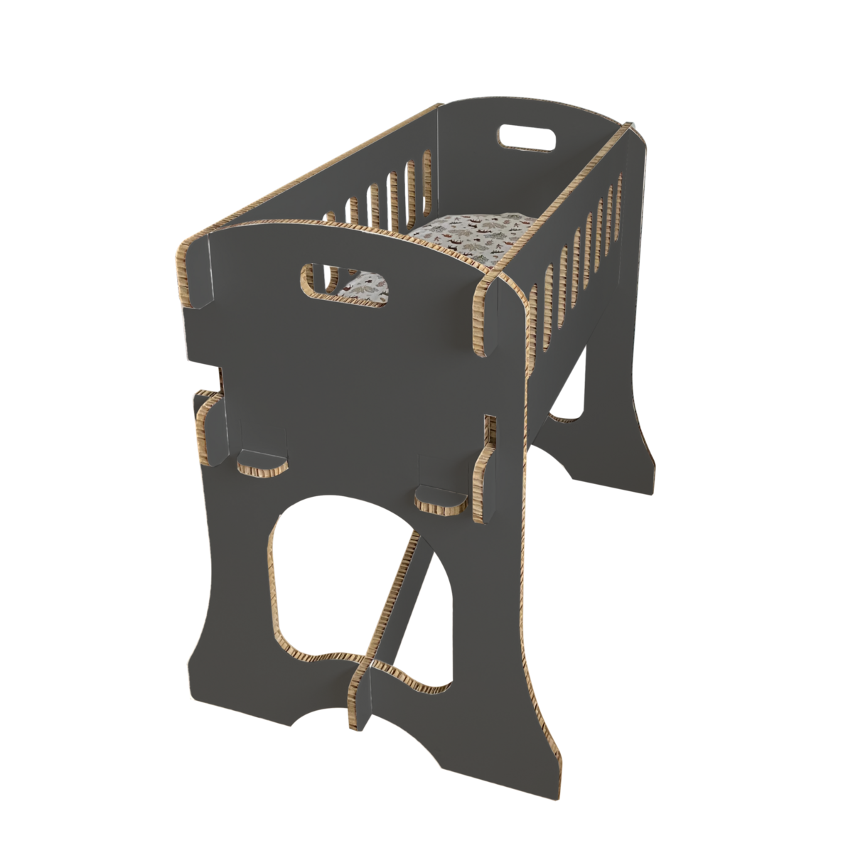 Cardboard Baby Crib Papercrib Black Online Wholesale Orderchamp