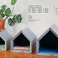 Pethome Perfect hause for a dog and a cat   - dark gray/recycled