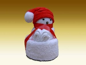 HANDTUCHPUPPEN WEIHNACHTSBÄR