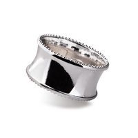 ADRIANNE Serviettenhalter, silberner Ehering, 4,8x4,8x2,5cm