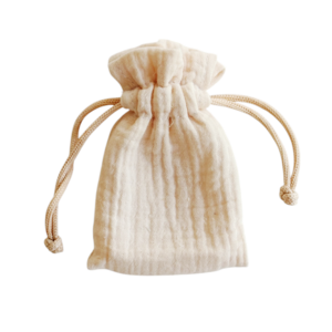 Tetra stropzakje 12.5x8cm ivory blush