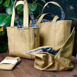 Tote Bag (L) - khaki af økologisk bomuld