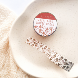 Washi Tape Gingerbread Christmas - Adhesive Tape Masking Tape Candy Cane