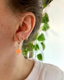 Clay Earrings Oranges 🍊