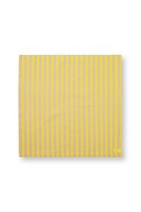Set/4 Napkins Stripes Yellow 40x40cm