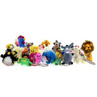 Keychain with knitted animal, assorted