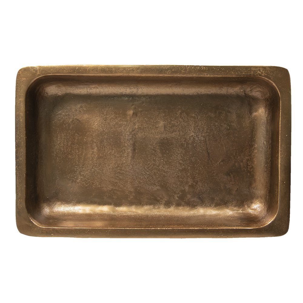 Bijzettafel 53x54x62 cm Koperkleurig Aluminium