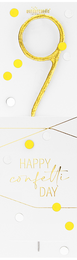 Confetti gold Sortiment 144 Wondercandle® classic