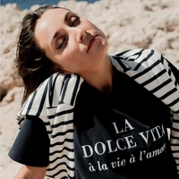 Navy blue dolce vita t-shirt