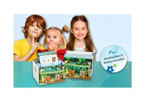 De dierentafel van vermenigvuldiging, speels leren rekenen – oefenen! Duits Engels