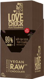 99% chocolate sin azúcar - Orgánico, crudo, vegetal y sostenible