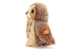 Gufo beige 20 cm - peluche - animale di pezza