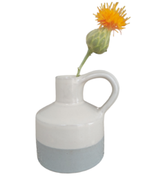 Vase Ear S Grå/hvid 200-060