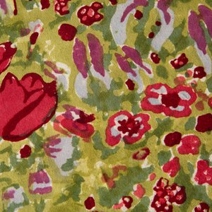 Red green garden pareo