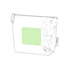Customizable 100% recycled cotton eco-friendly pencil case